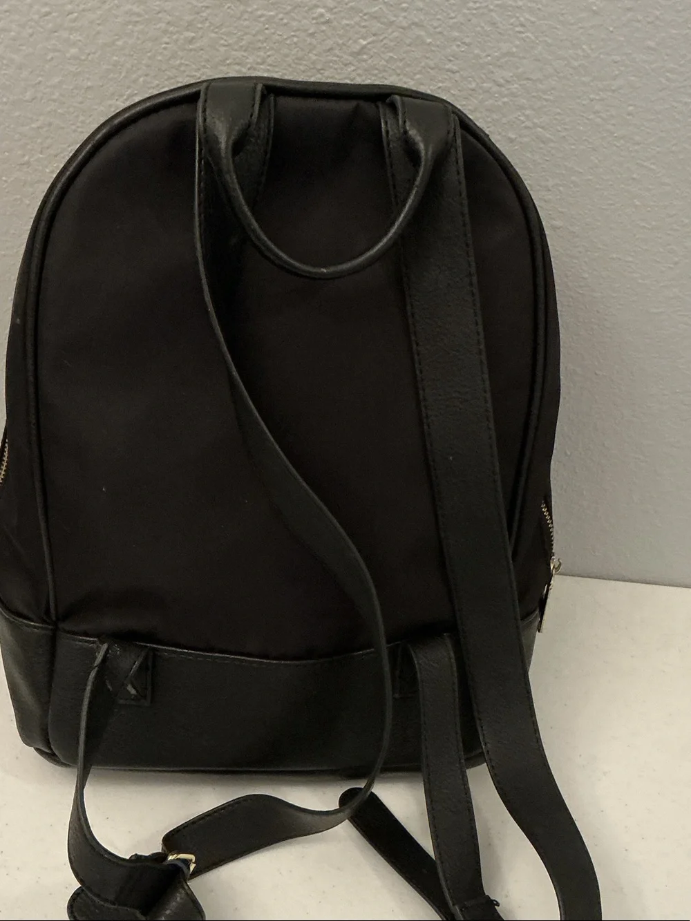 Steve Madden Black Men’s Logo Backpack